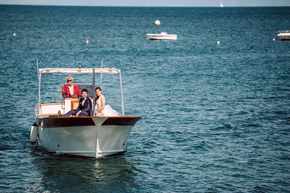 Boat and sea