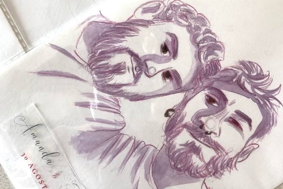 Live Wedding Sketching