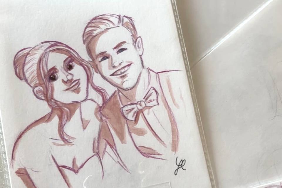 Live Wedding Sketching