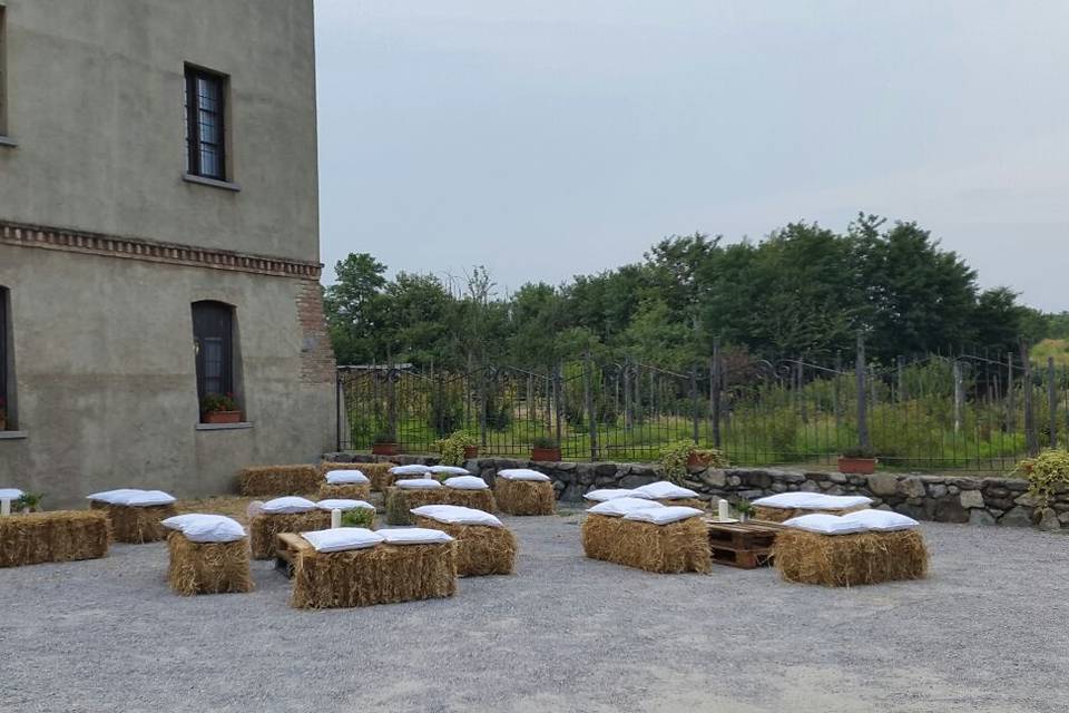 Allestimento matrimonio