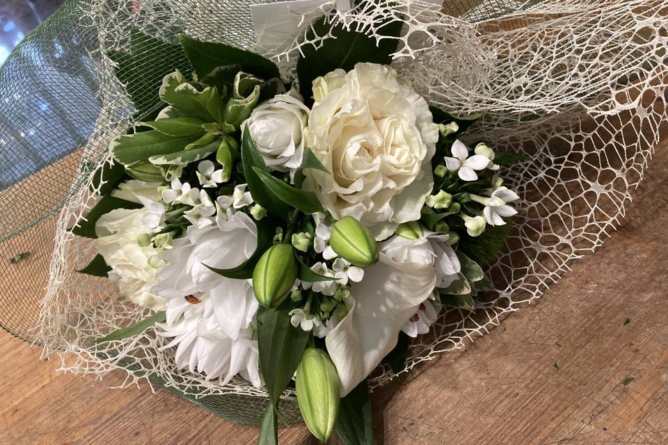 Bouquet in bianco