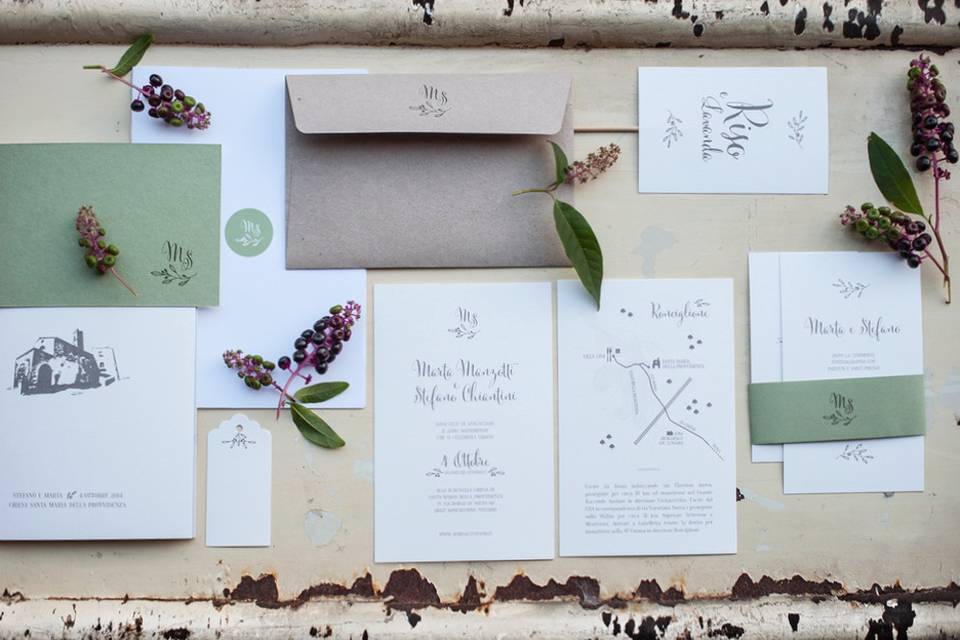 Olive green bucolic suite