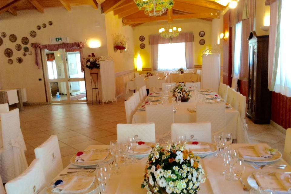 Allestimento sala banchetti