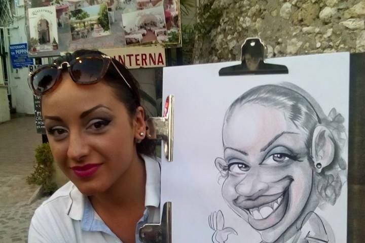 Andrea Damiani caricature