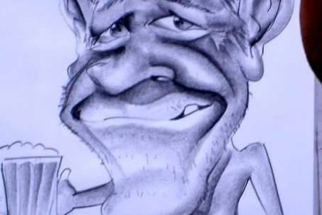 Andrea Damiani caricature