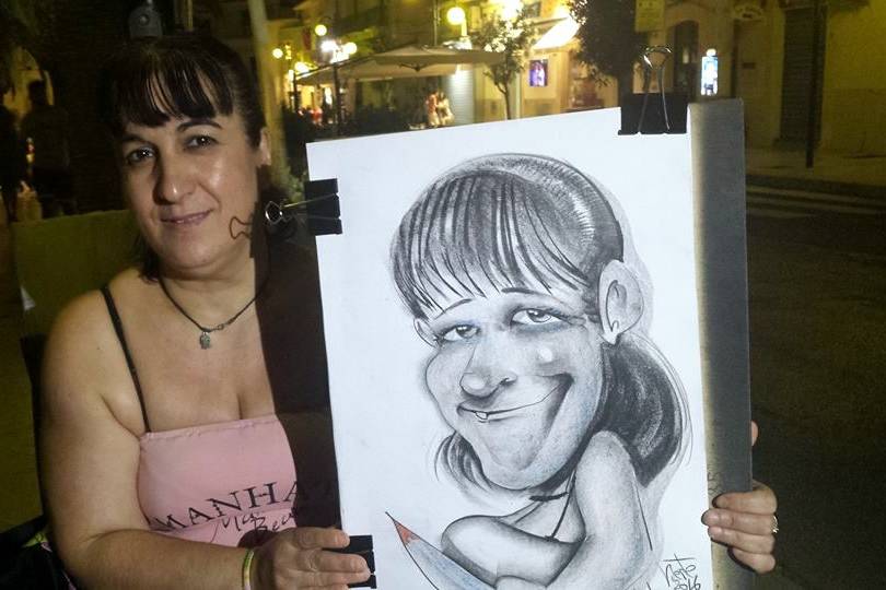 Andrea Damiani caricature