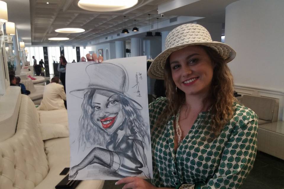 La modella