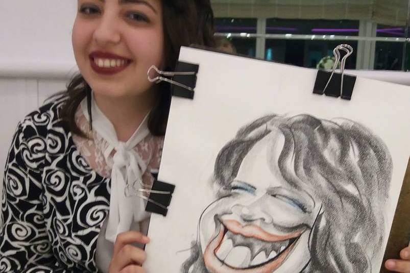 Andrea Damiani caricature