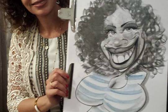 Andrea Damiani caricature