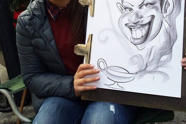 Andrea Damiani caricature