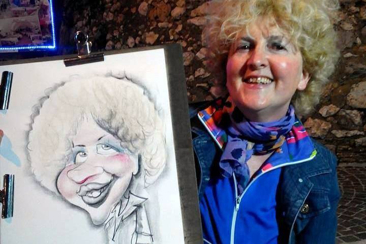 Andrea Damiani caricature