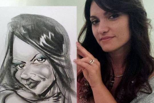 Andrea Damiani caricature