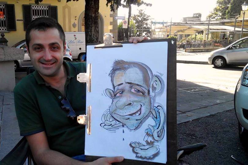 Andrea Damiani caricature