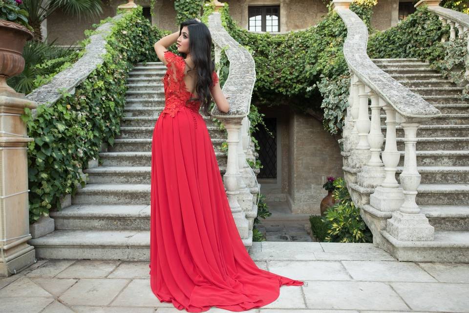 Red dress