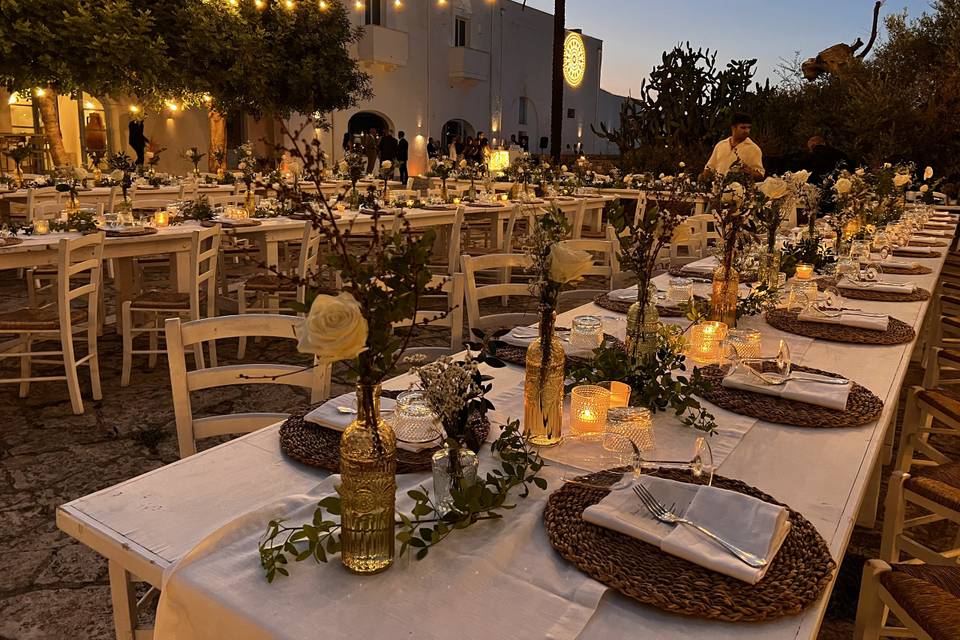 Tavoli cena matrimonio