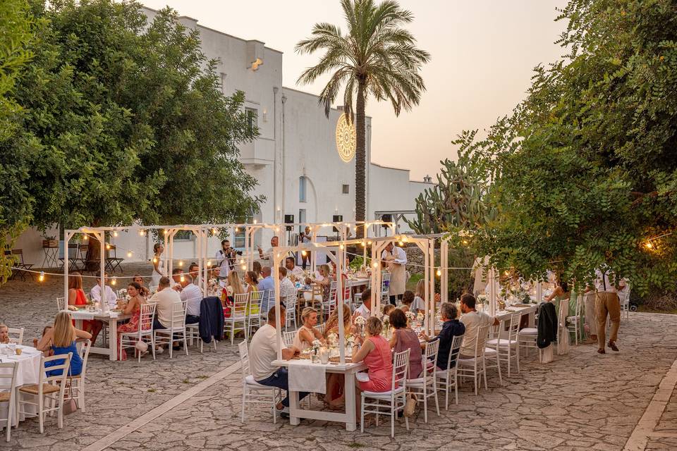 Tavoli cena matrimonio