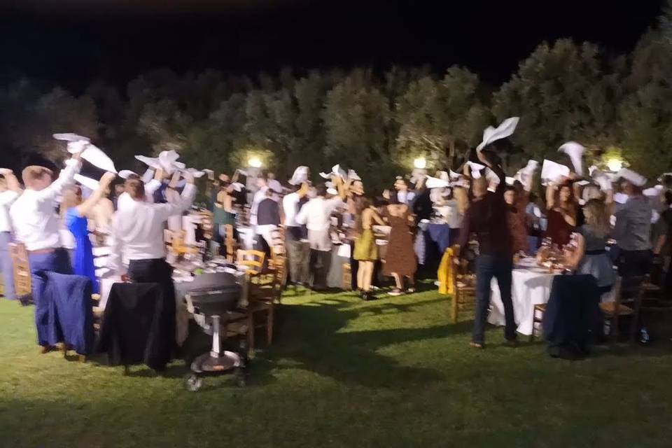 Festa durante la cena