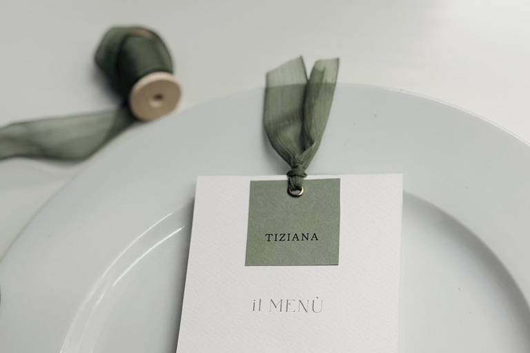 MENù + PLACE CARD