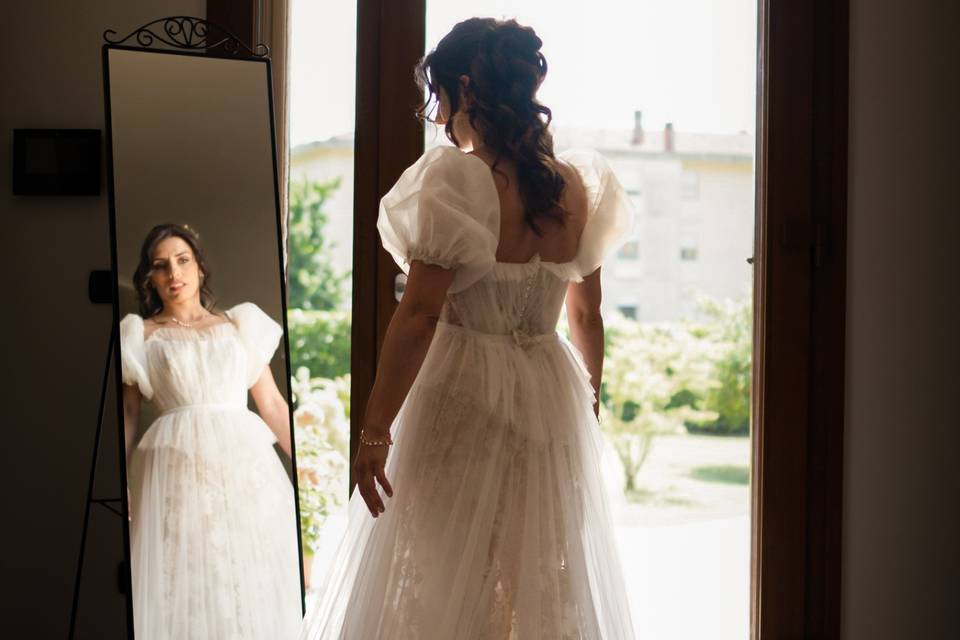 Preparazione sposa