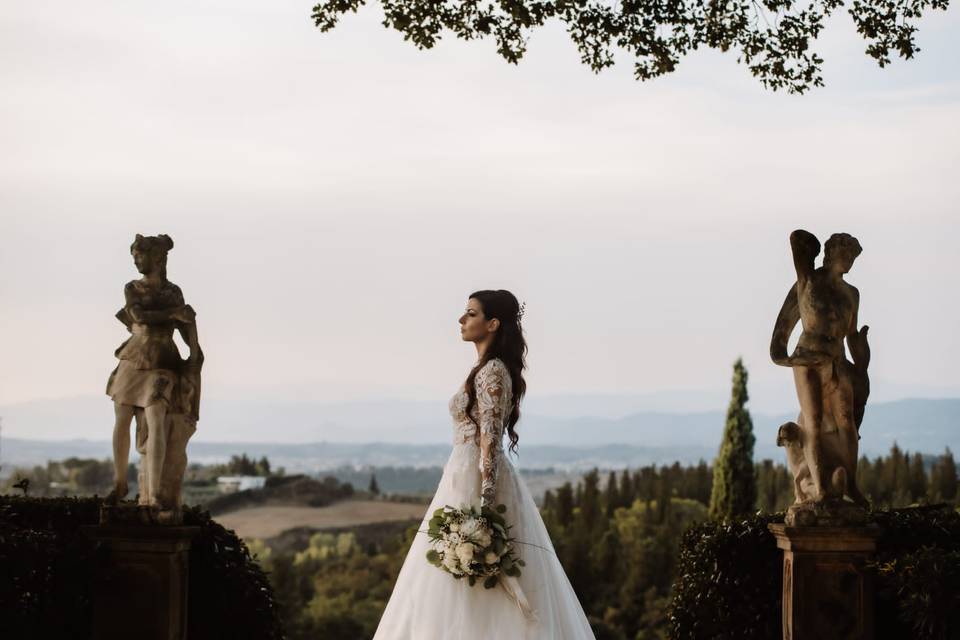 Sposa in lontananza