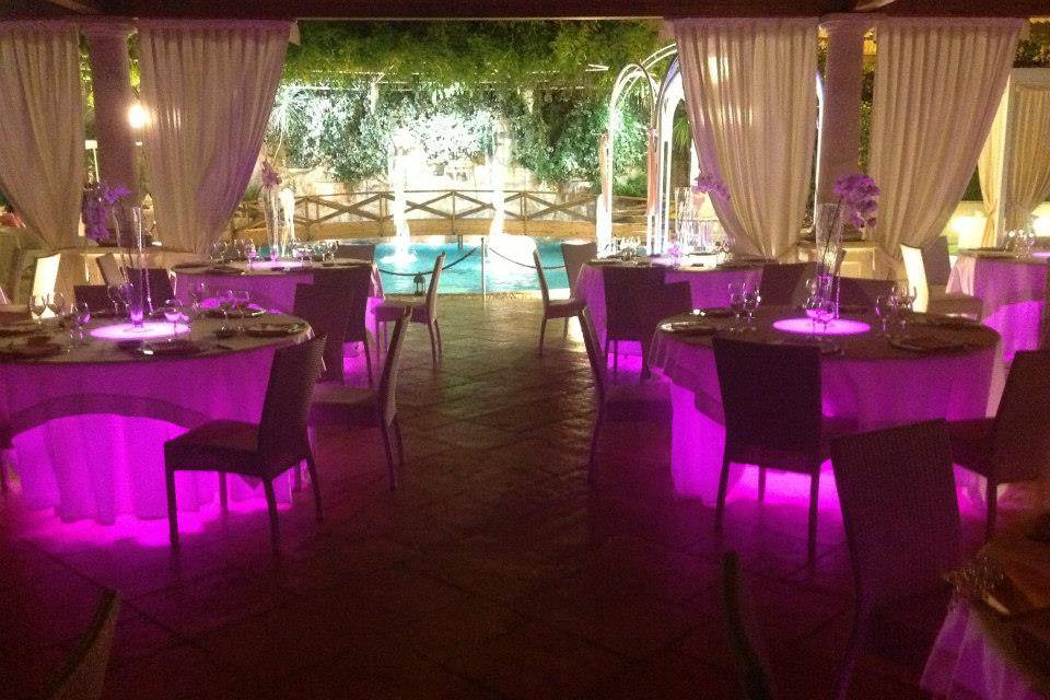 Terrazza capri led multicolore