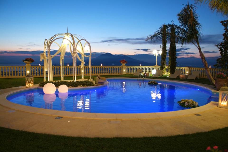 Piscina terrazza portocervo