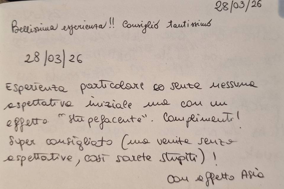 Quello che gli ospiti scrivono