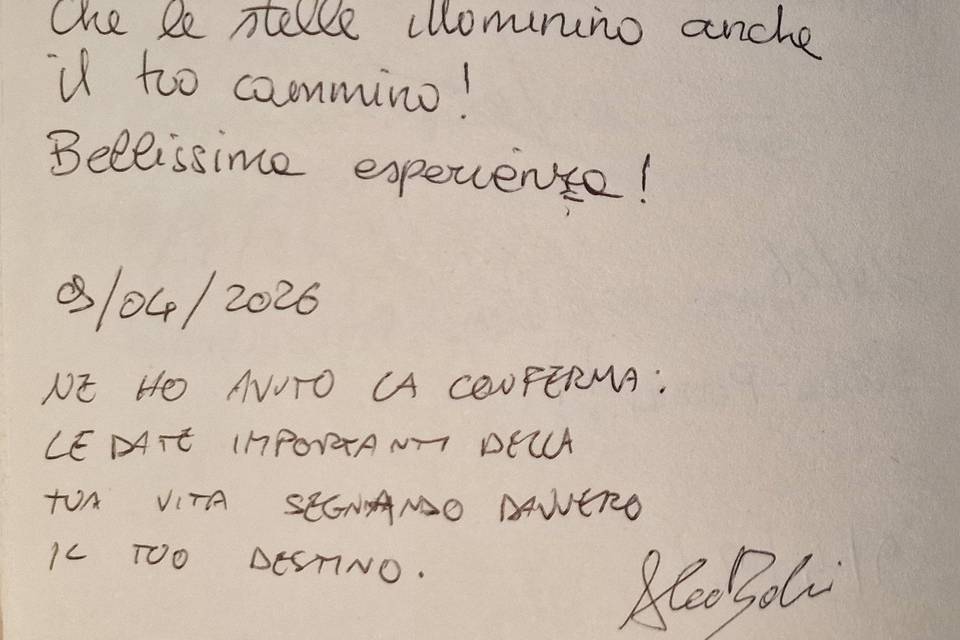 Quello che gli ospiti scrivono