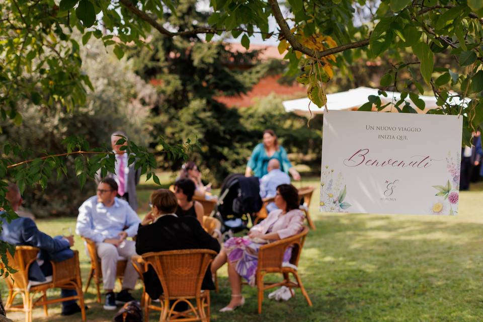 Aperitivo in giardino