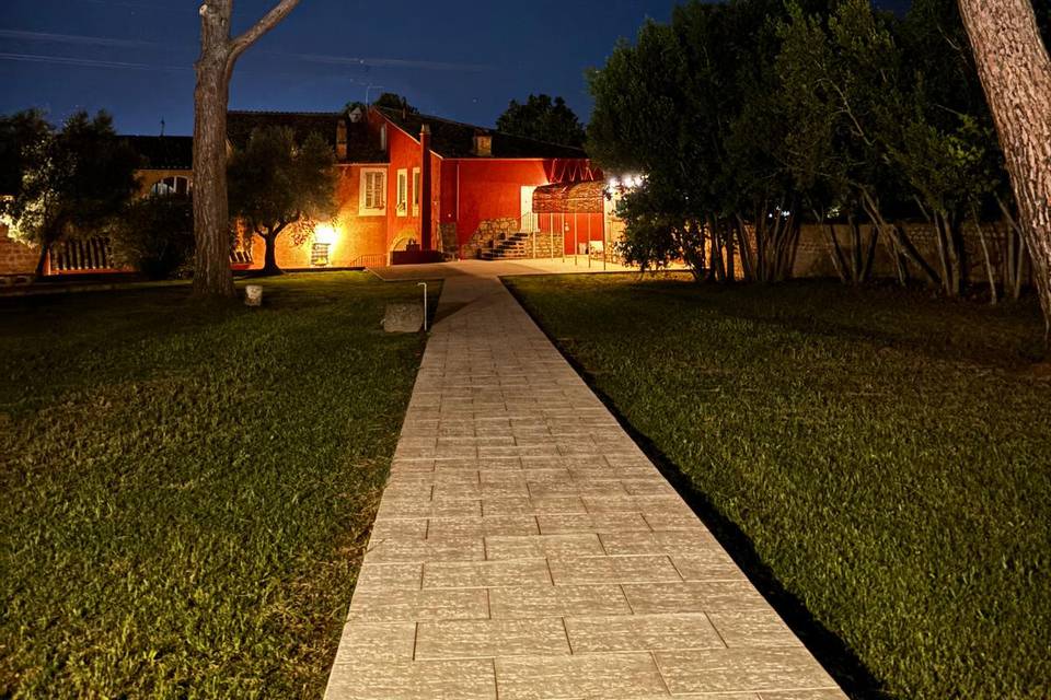Piscina di notte