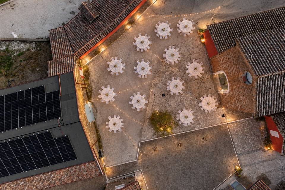 Vista dall'alto piazzetta
