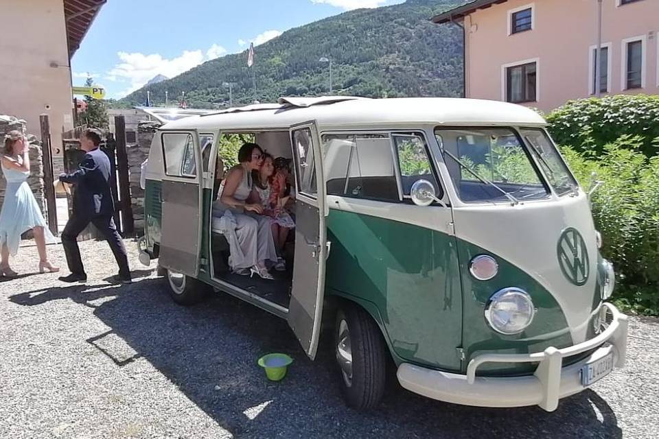 Photobus vintage su pulmino