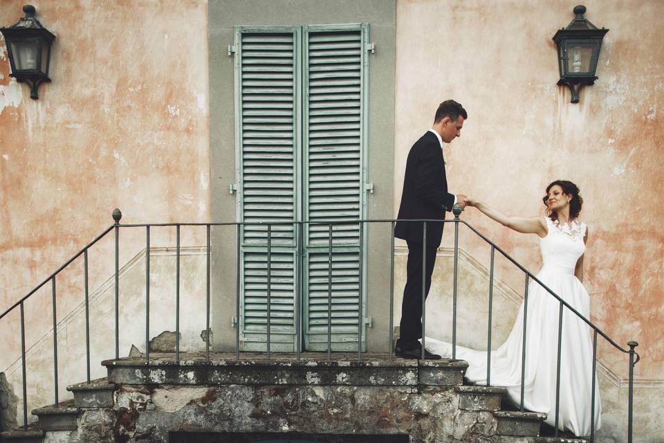 Tuscan backdrop