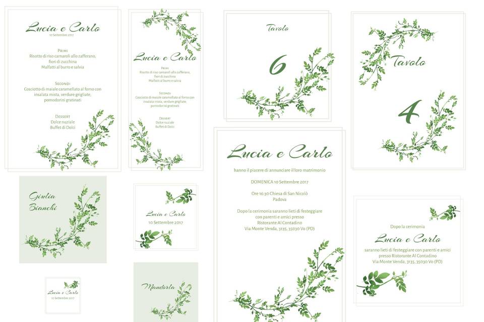 Wedding stationery