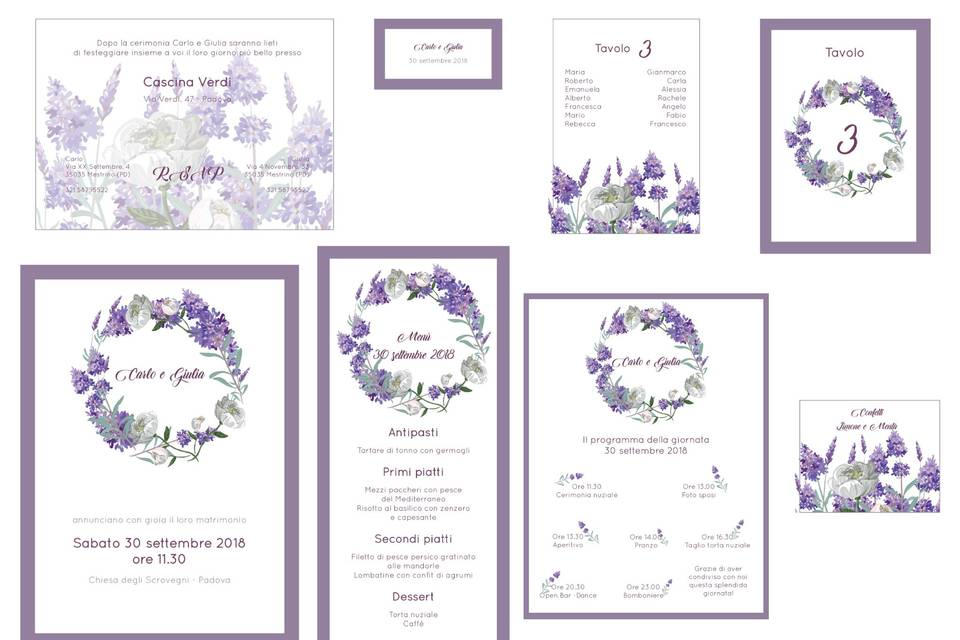 Wedding stationery