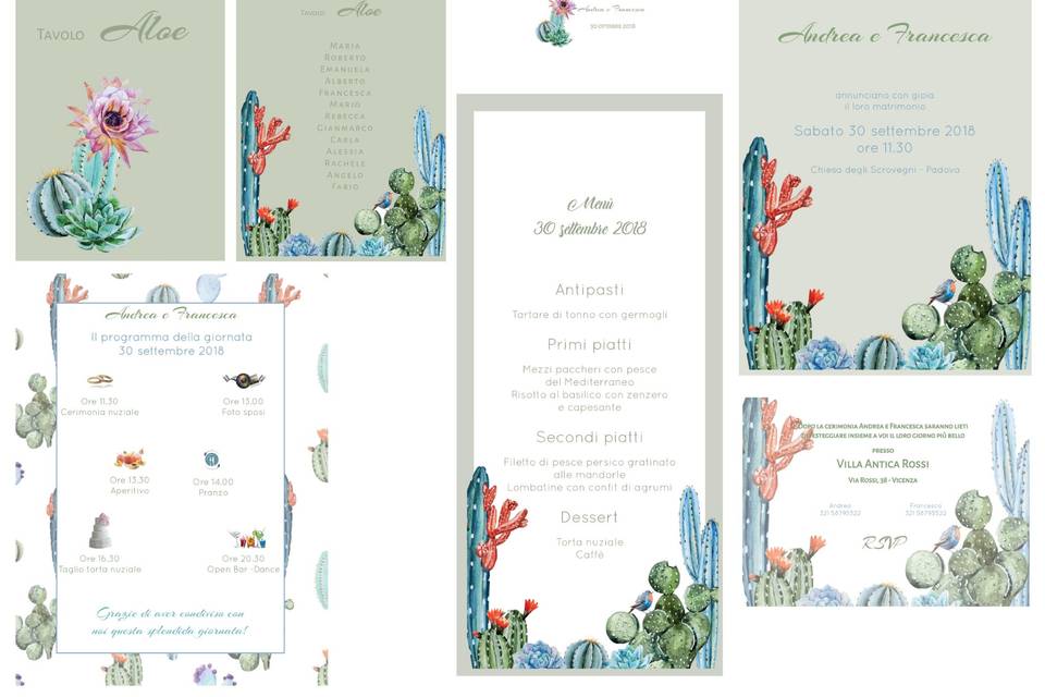 Wedding stationery