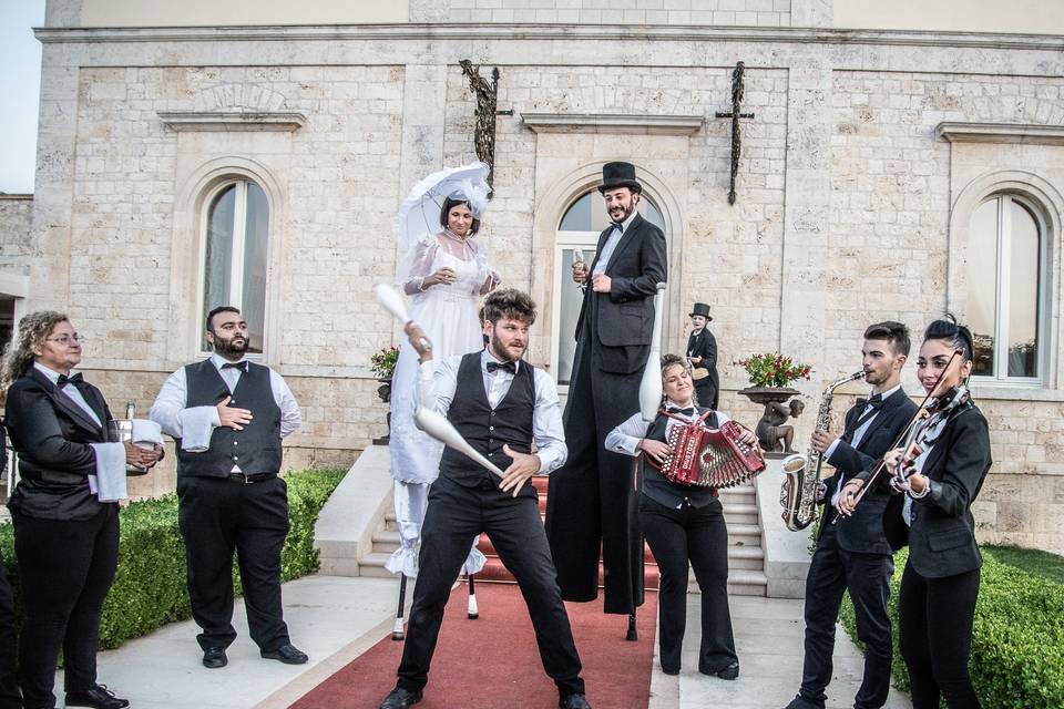 Camerieri pazzi comici-wedding