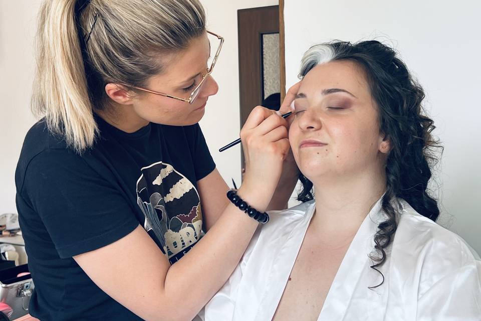 Preparazione sposa