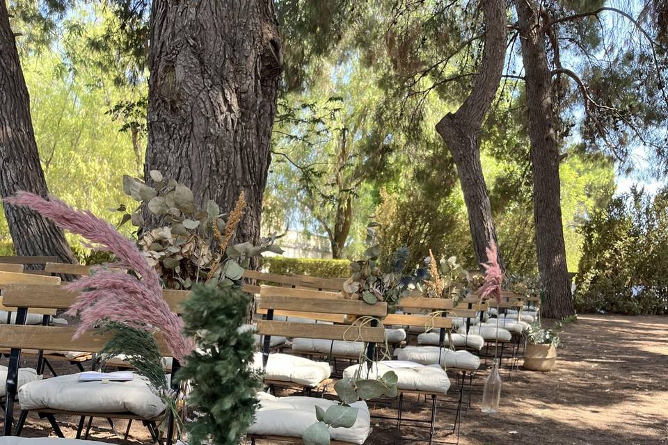 Allestimento boho chic