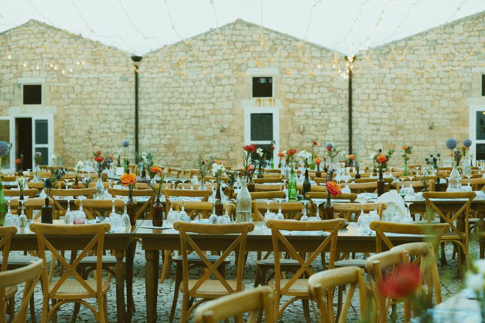 Allestimento cena