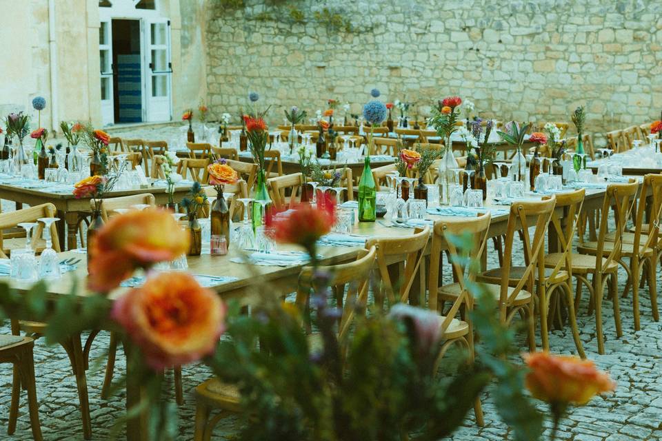 Allestimento cena