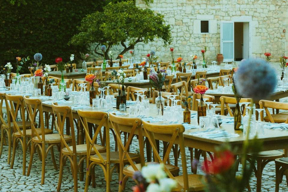 Allestimento cena
