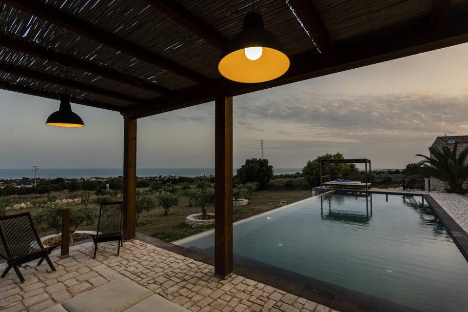 Vista piscina