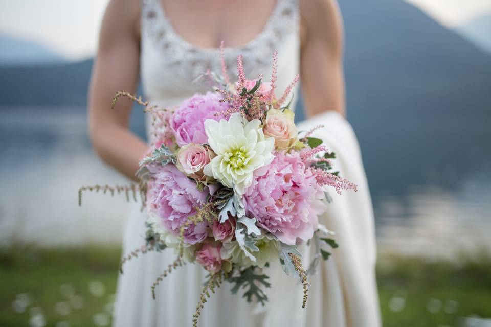 Bouquet shabby chic