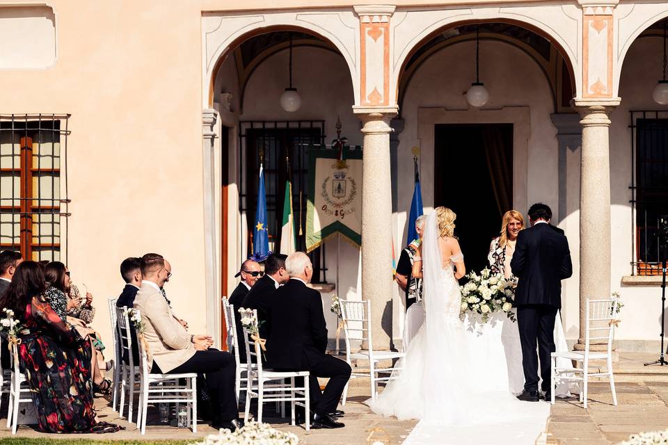 Civil wedding Lake Orta