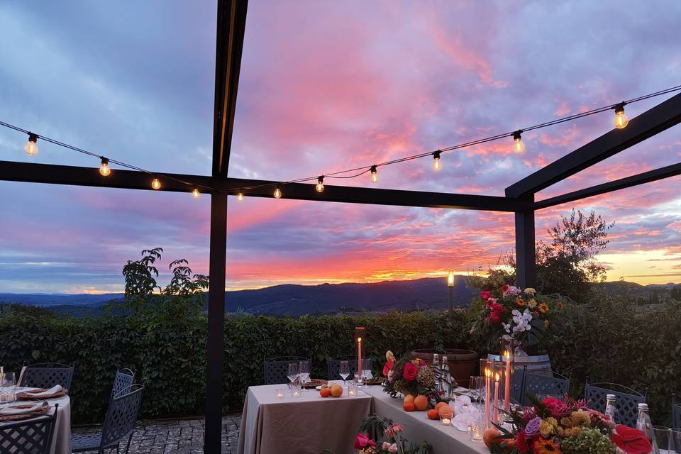 Terrazza tramonto