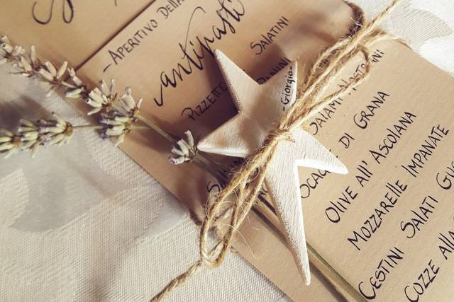 Menù shabby