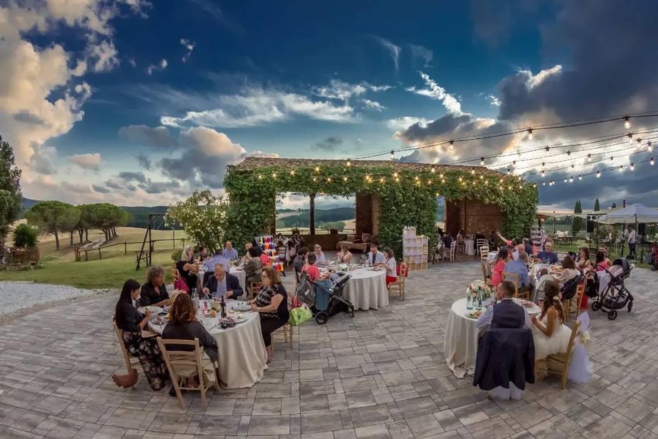 Pranzo sulla terrazza