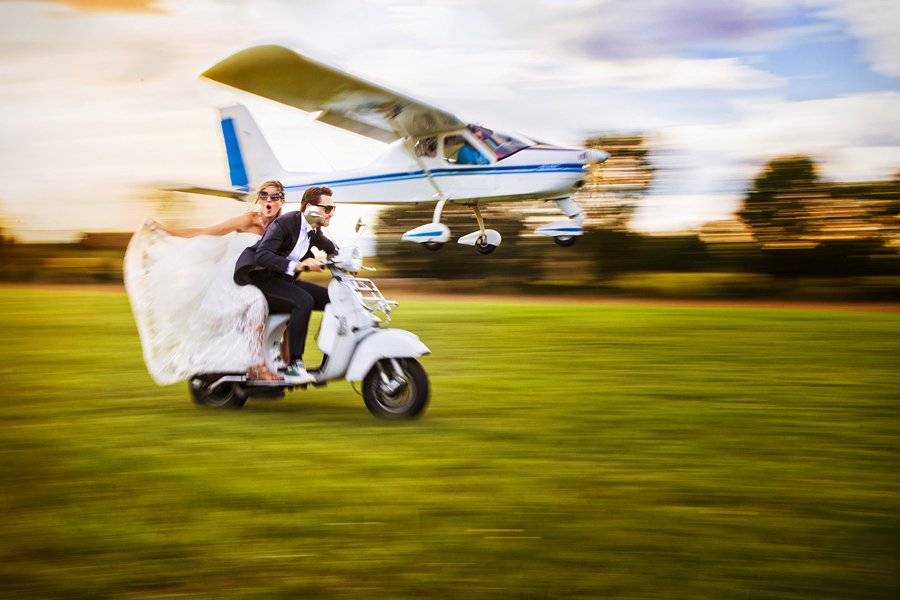 Vespa wedding