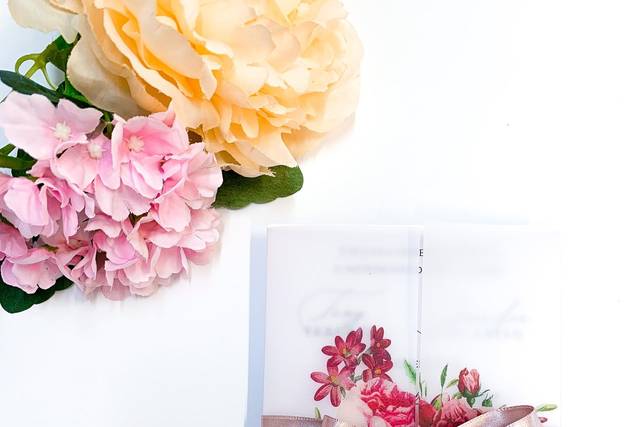Inviti con busta carta vellum